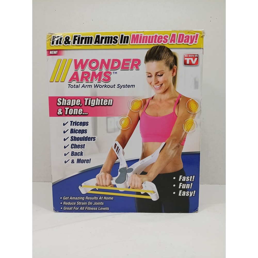 Wonder Arms Total Arm Workout System Resistance Bands As Seen On TV New Open Box